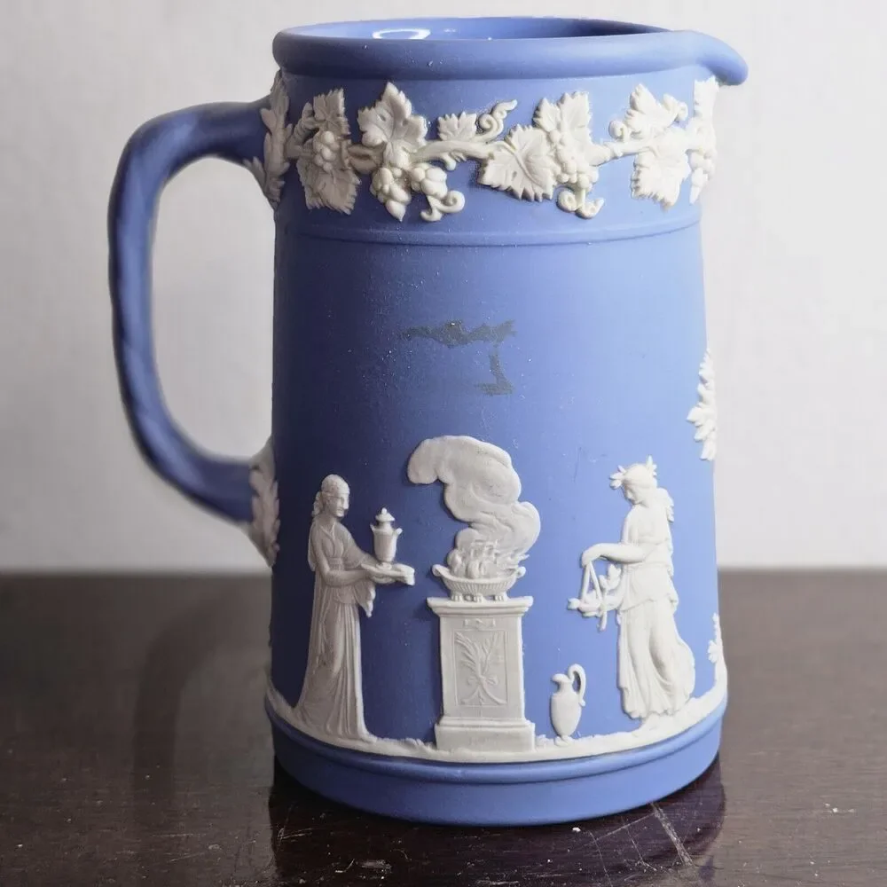 Vintage Wedgewood Jasperware  Pitcher 5